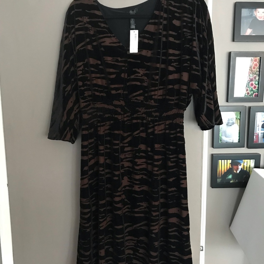 Animal print dress from Soma. Never worn